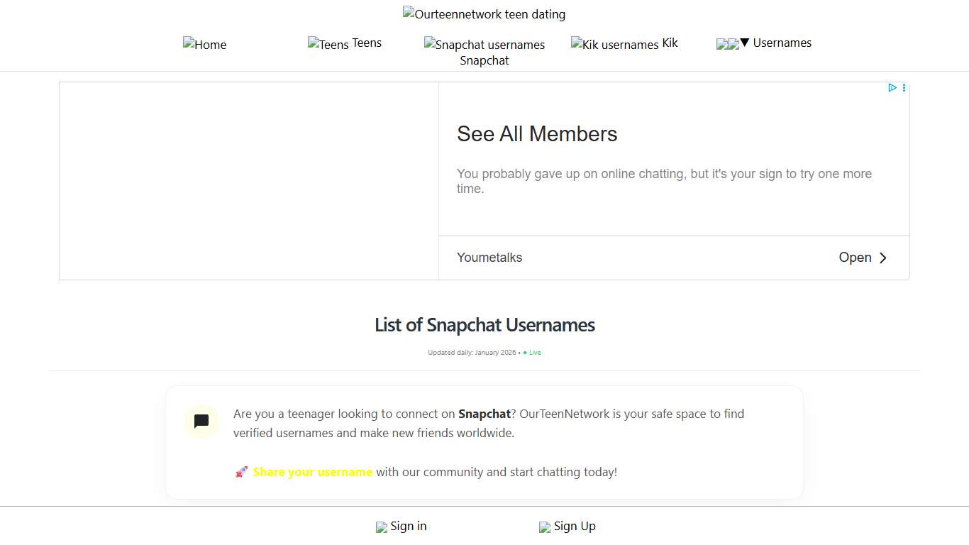 36381 Active Snapchat Usernames (2026 List)