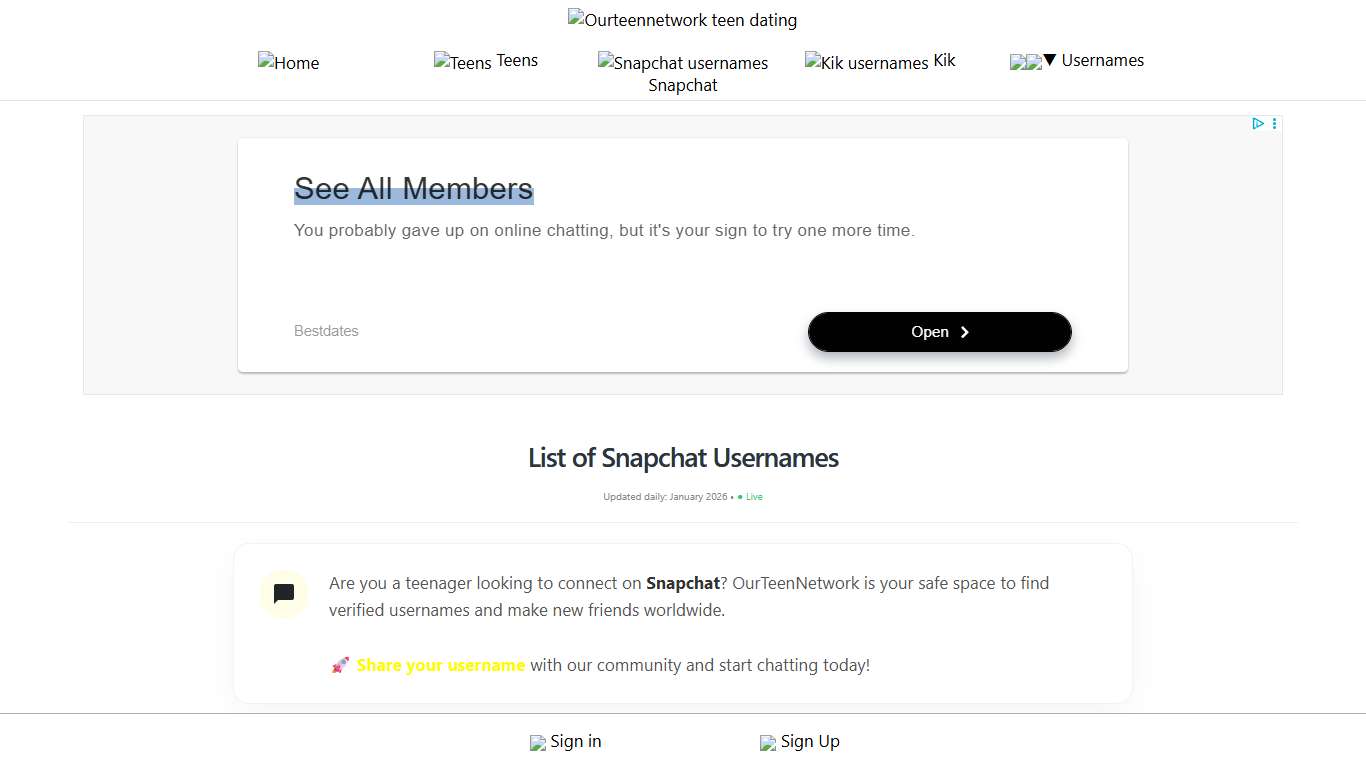 36381 Active Snapchat Usernames (2026 List)