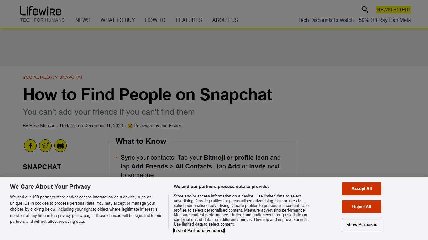 How to Find People on Snapchat